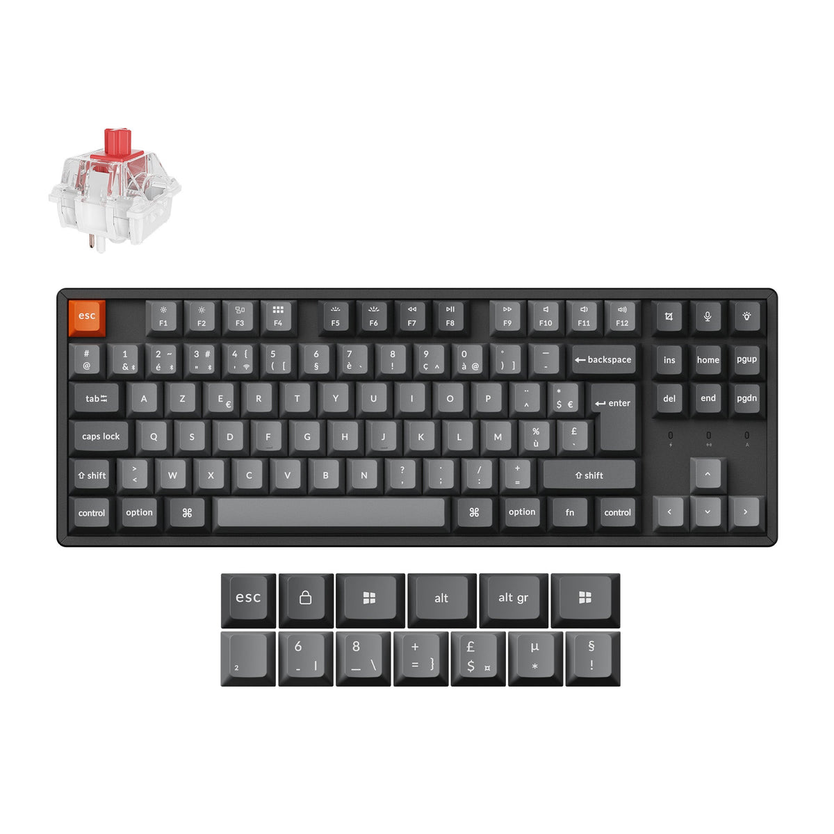 Keychron K8 Max QMK Wireless Mechanical Keyboard ISO Layout Collection - image 4
