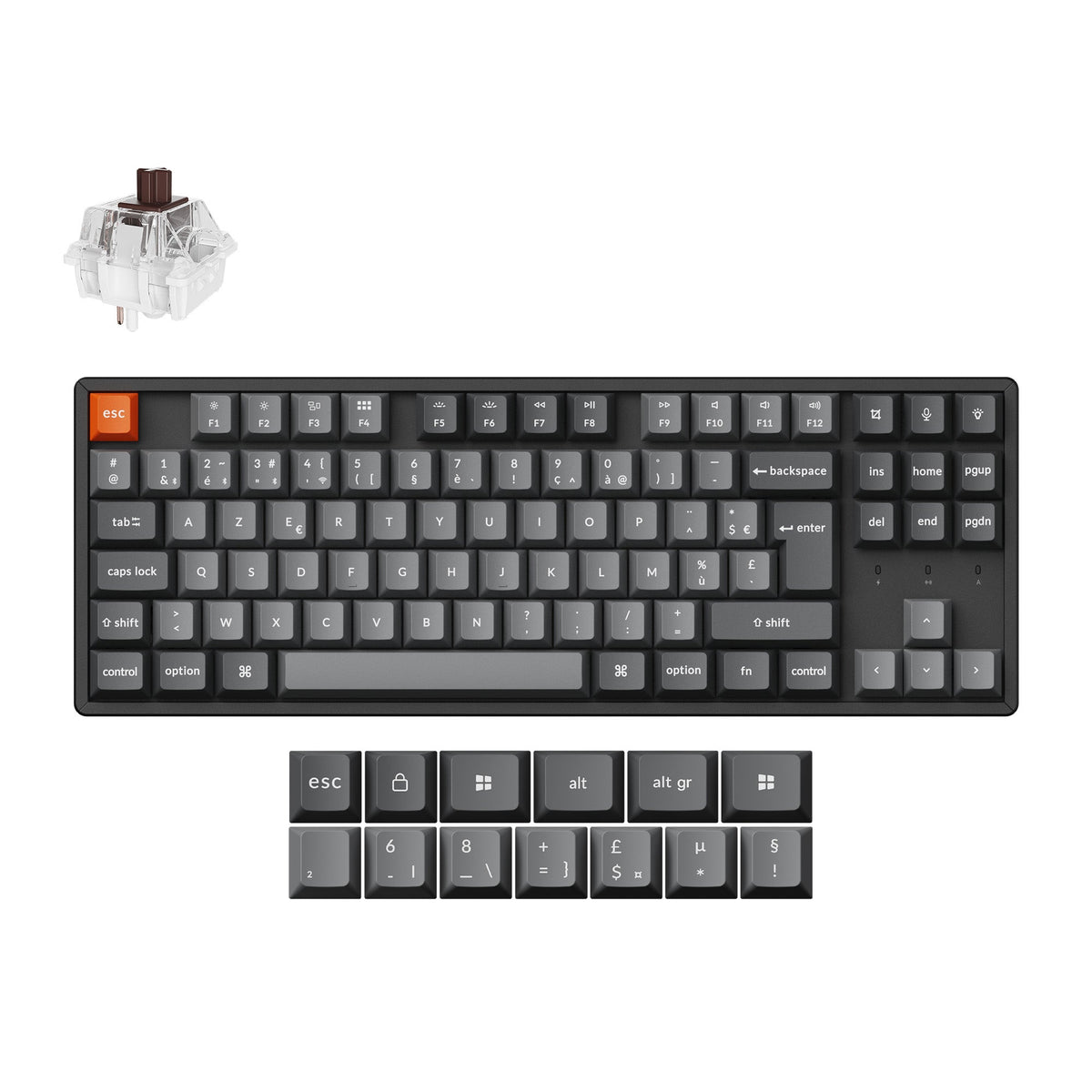 Keychron K8 Max QMK Wireless Mechanical Keyboard ISO Layout Collection - image 5