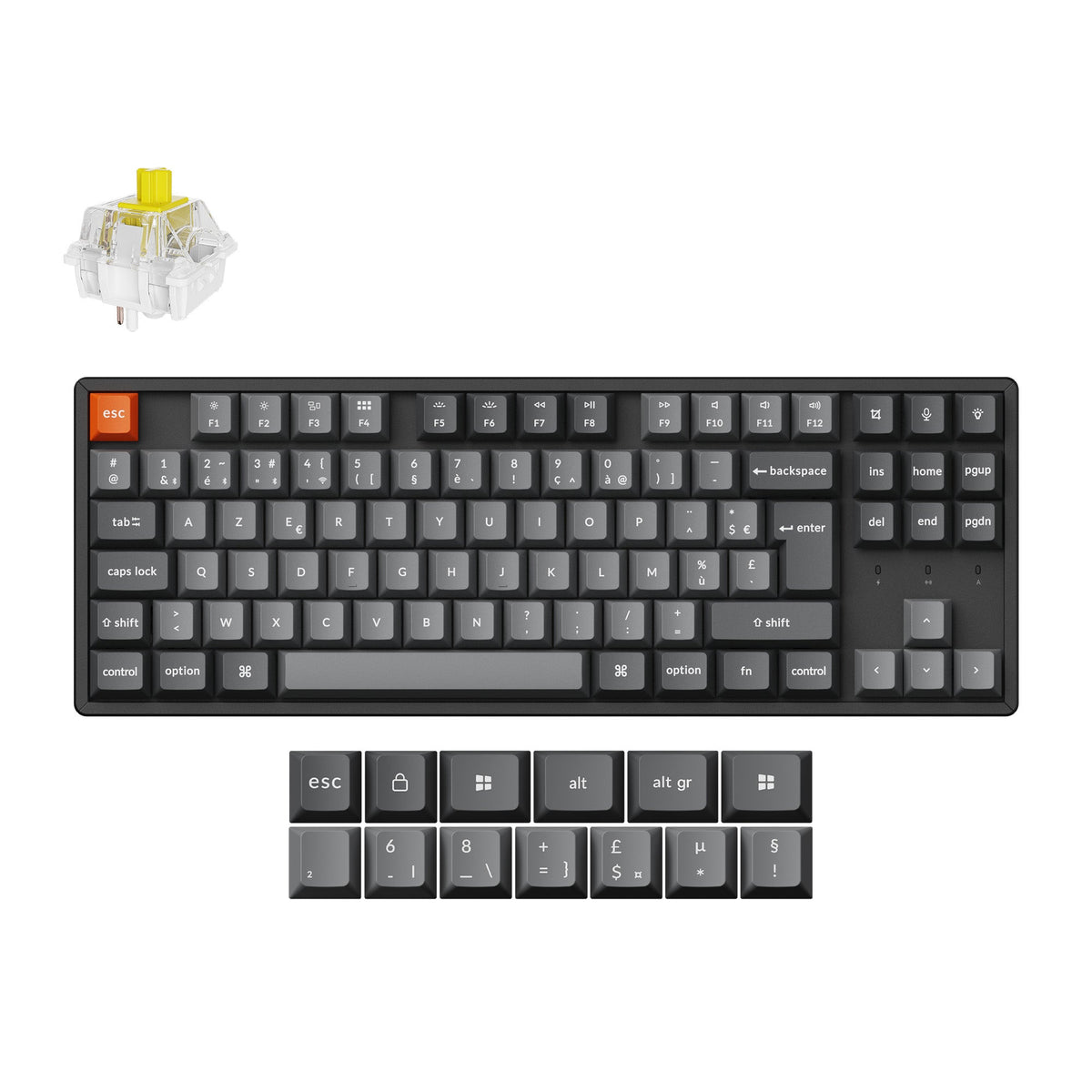 Keychron K8 Max QMK Wireless Mechanical Keyboard ISO Layout Collection - image 6