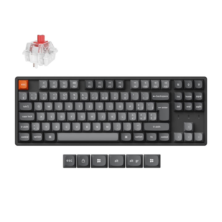 Keychron K8 Max QMK Wireless Mechanical Keyboard ISO Layout Collection - image 1