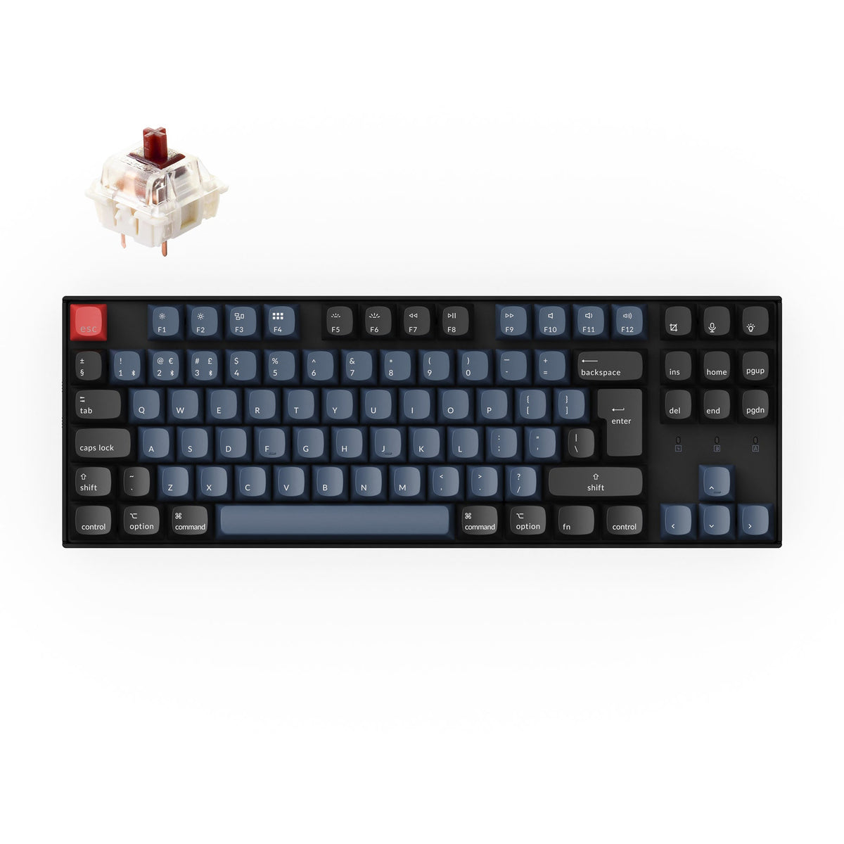 Keychron K8 Pro QMK/VIA Wireless Mechanical Keyboard ISO Layout Collection - image 1