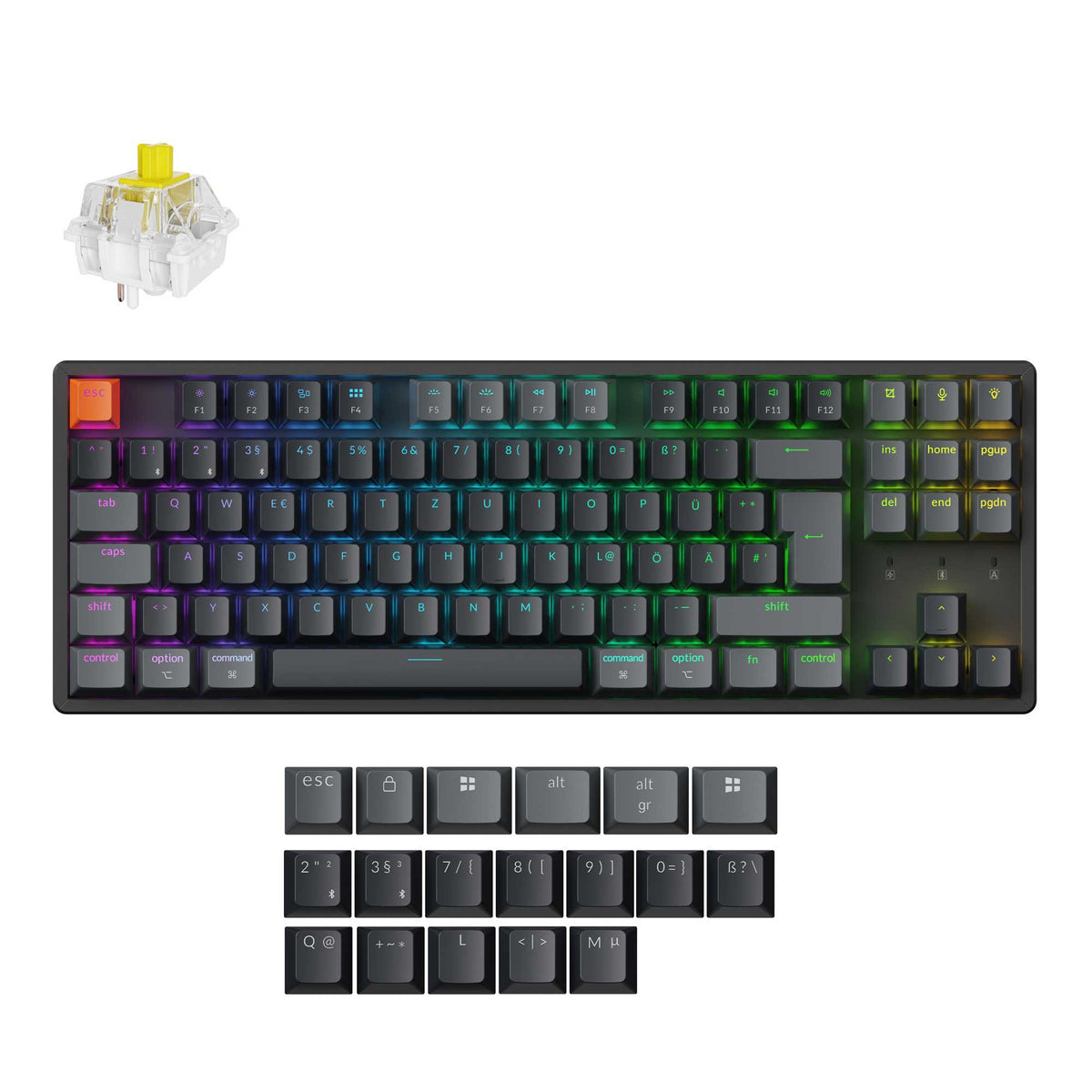 Keychron K8 QMK Wireless Mechanical Keyboard ISO Layout Collection (Version 2) - image 3