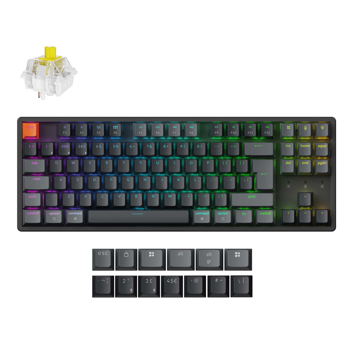 Keychron K8 QMK Wireless Mechanical Keyboard ISO Layout Collection (Version 2) - image 6