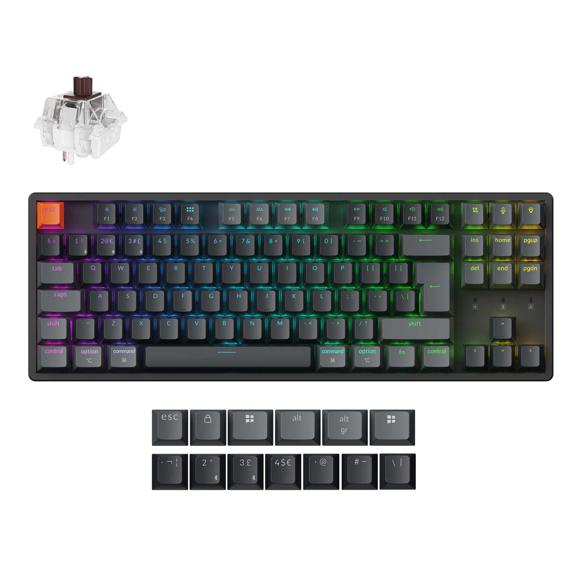 Keychron K8 QMK Wireless Mechanical Keyboard ISO Layout Collection (Version 2) - image 5