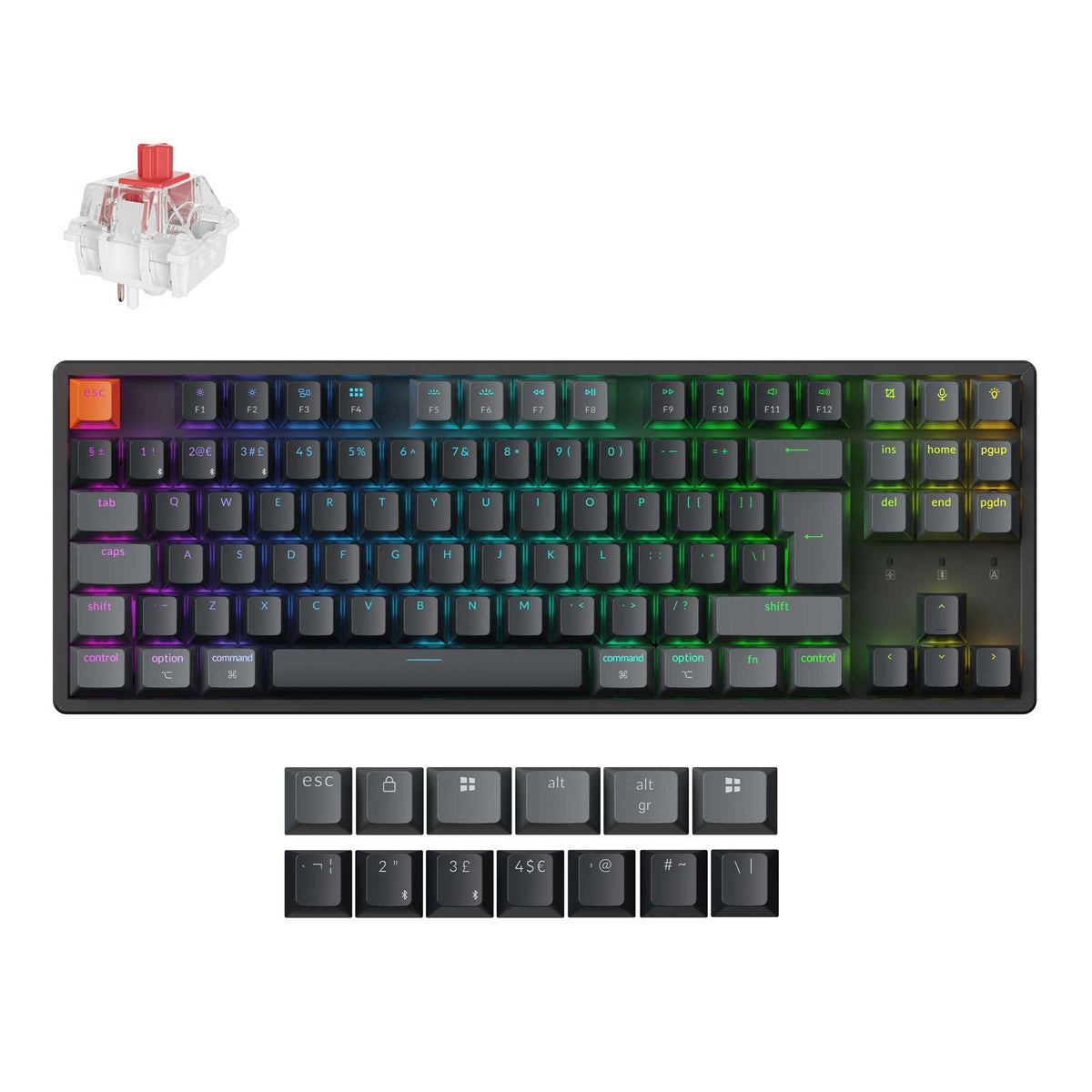 Keychron K8 QMK Wireless Mechanical Keyboard ISO Layout Collection (Version 2) - image 4