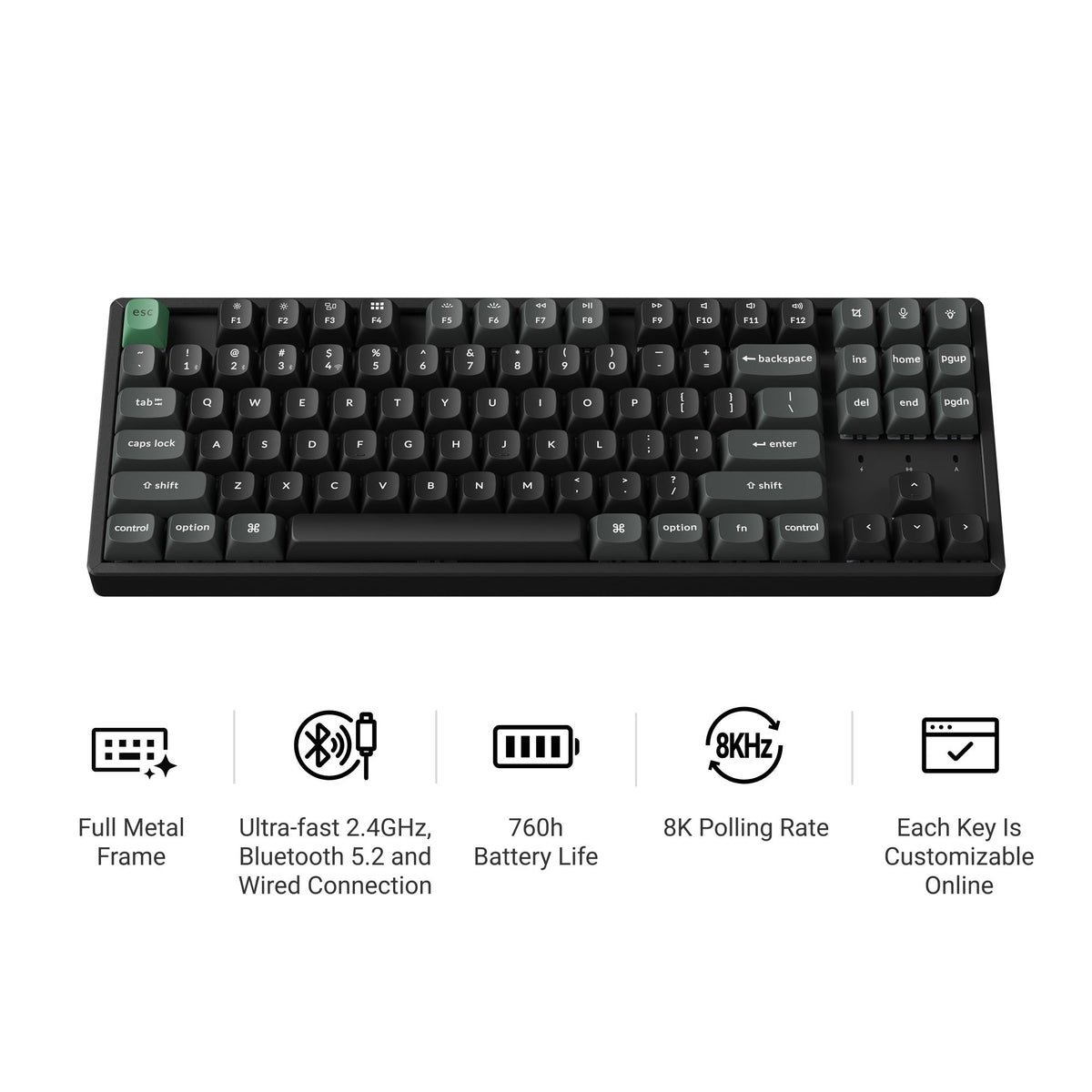 Keychron K8 Ultra 8K Wireless Custom Mechanical Keyboard - image 4