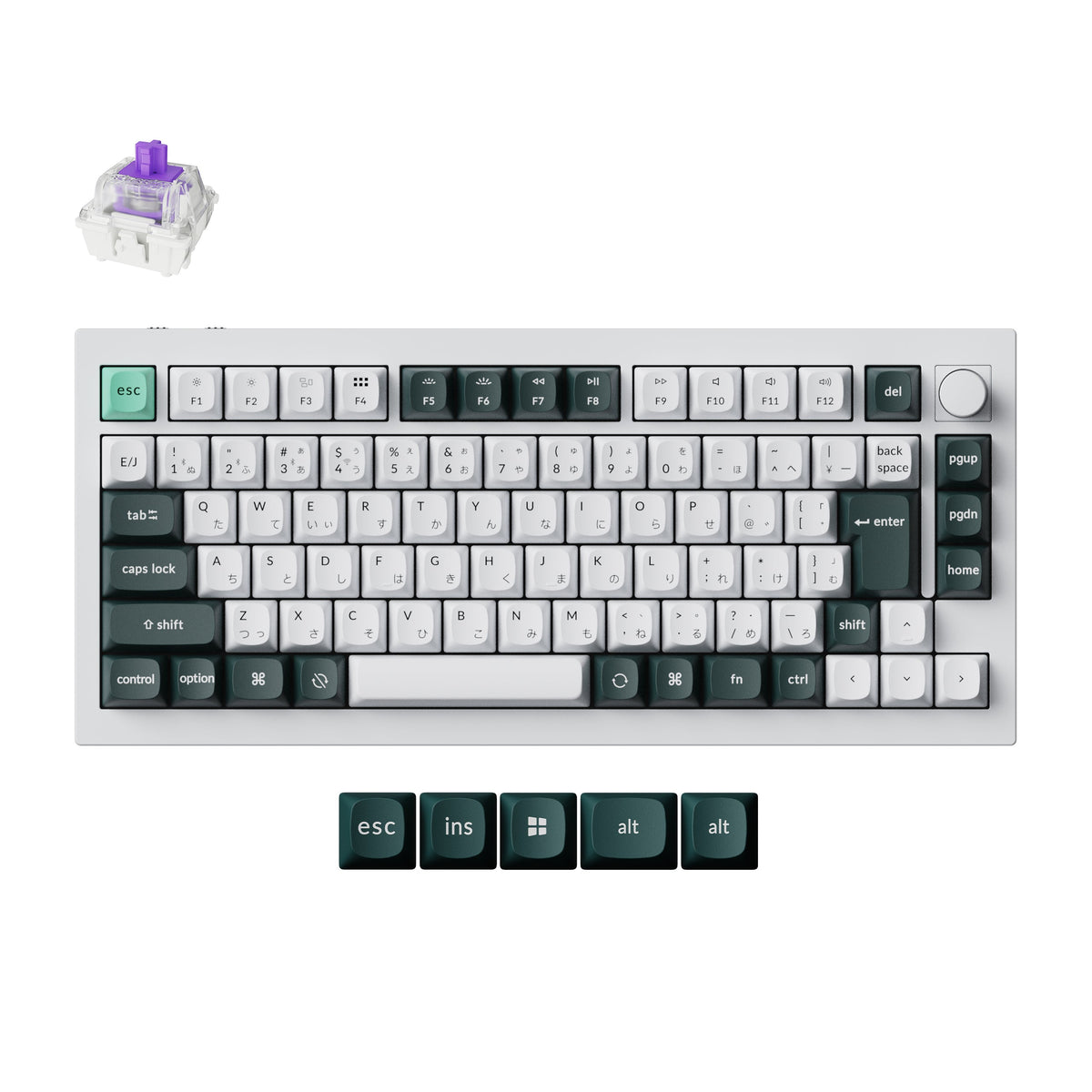 Keychron Q1 HE QMK Wireless Custom Keyboard (Japan JIS Layout) - image 2