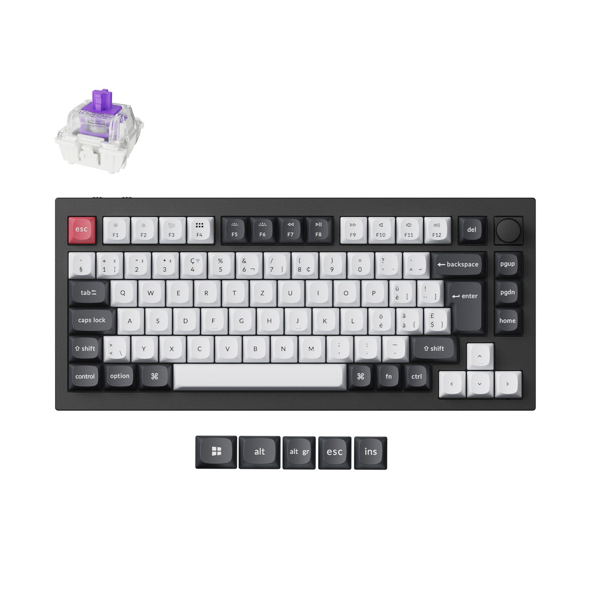 Keychron Q1 HE QMK Wireless Custom Keyboard ISO Layout Collection - image 5
