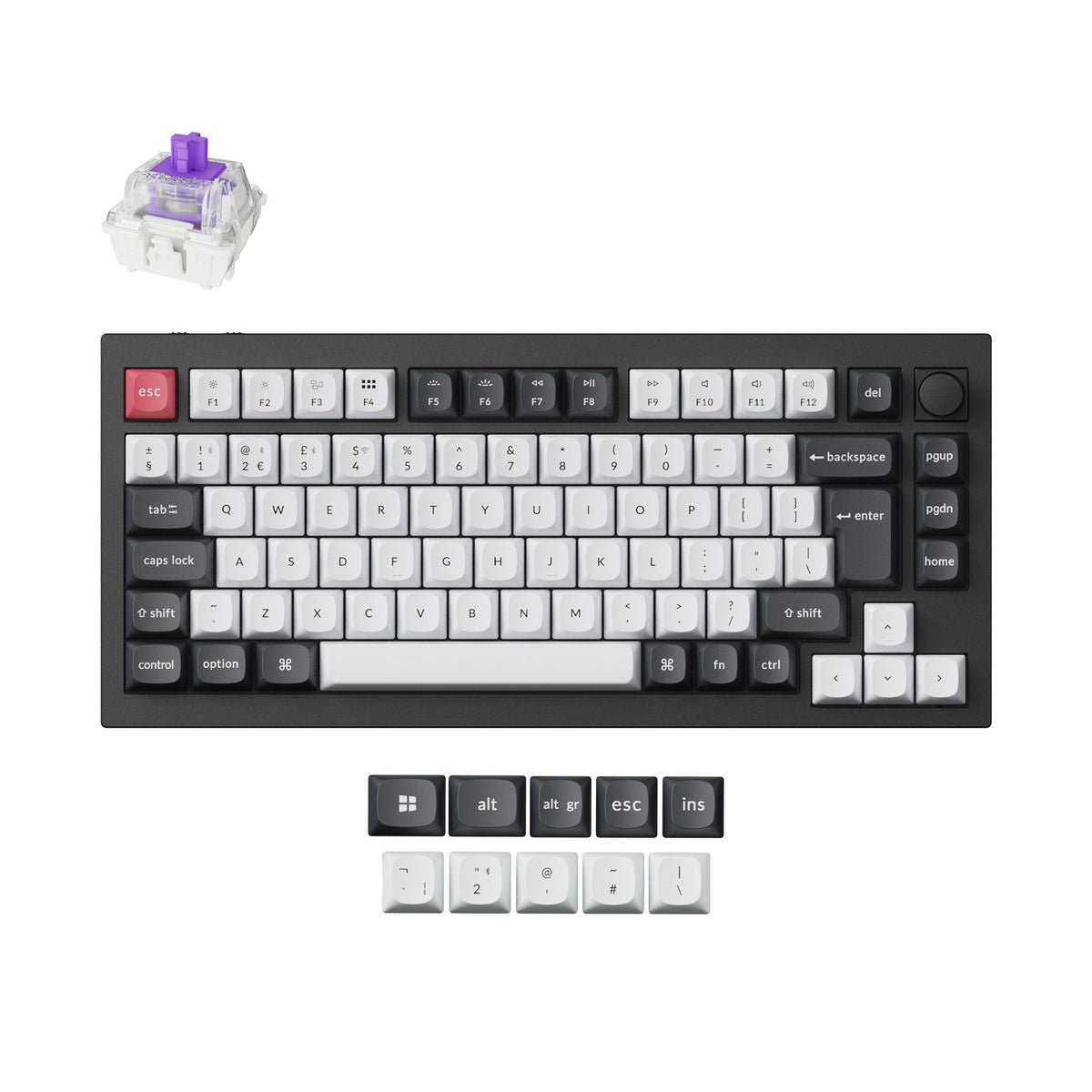 Keychron Q1 HE QMK Wireless Custom Keyboard ISO Layout Collection - image 3