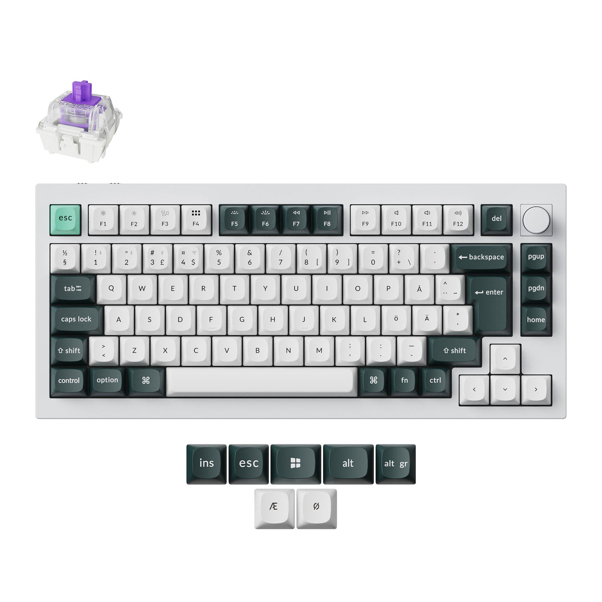 Keychron Q1 HE QMK Wireless Custom Keyboard ISO Layout Collection - image 6