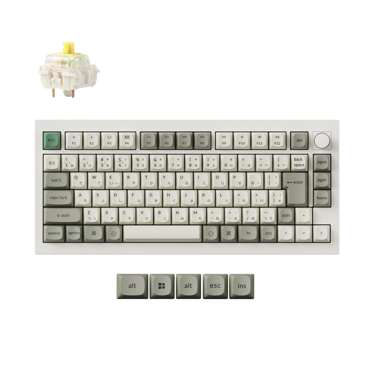 Keychron Q1 Max QMK Wireless Custom Mechanical Keyboard (Japan JIS Layout) - image 5