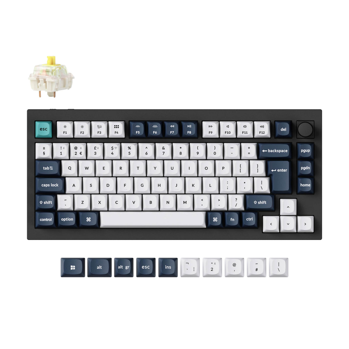 Keychron Q1 Max QMK/VIA Wireless Custom Mechanical Keyboard ISO Layout Collection - image 6