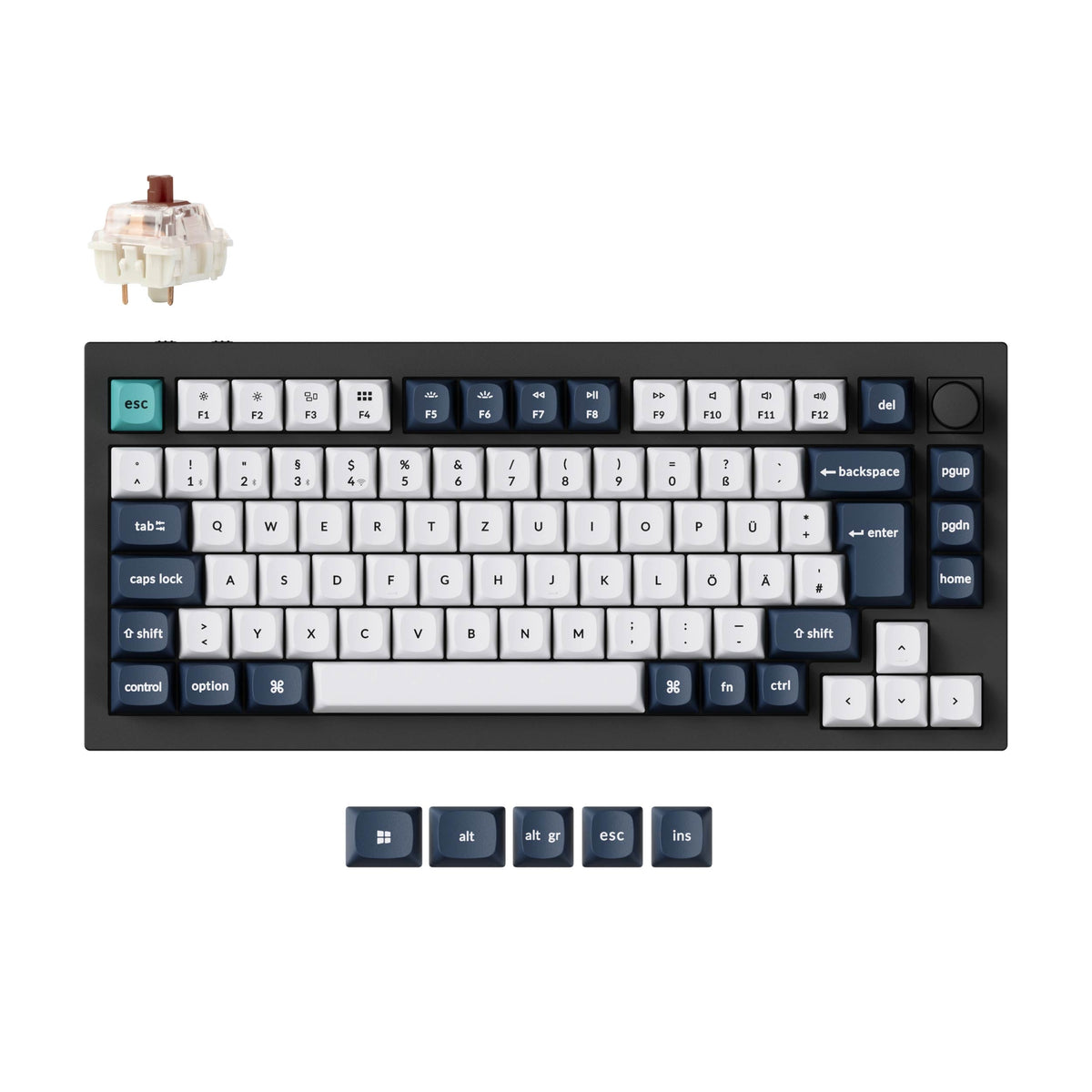 Keychron Q1 Max QMK/VIA Wireless Custom Mechanical Keyboard ISO Layout Collection - image 2