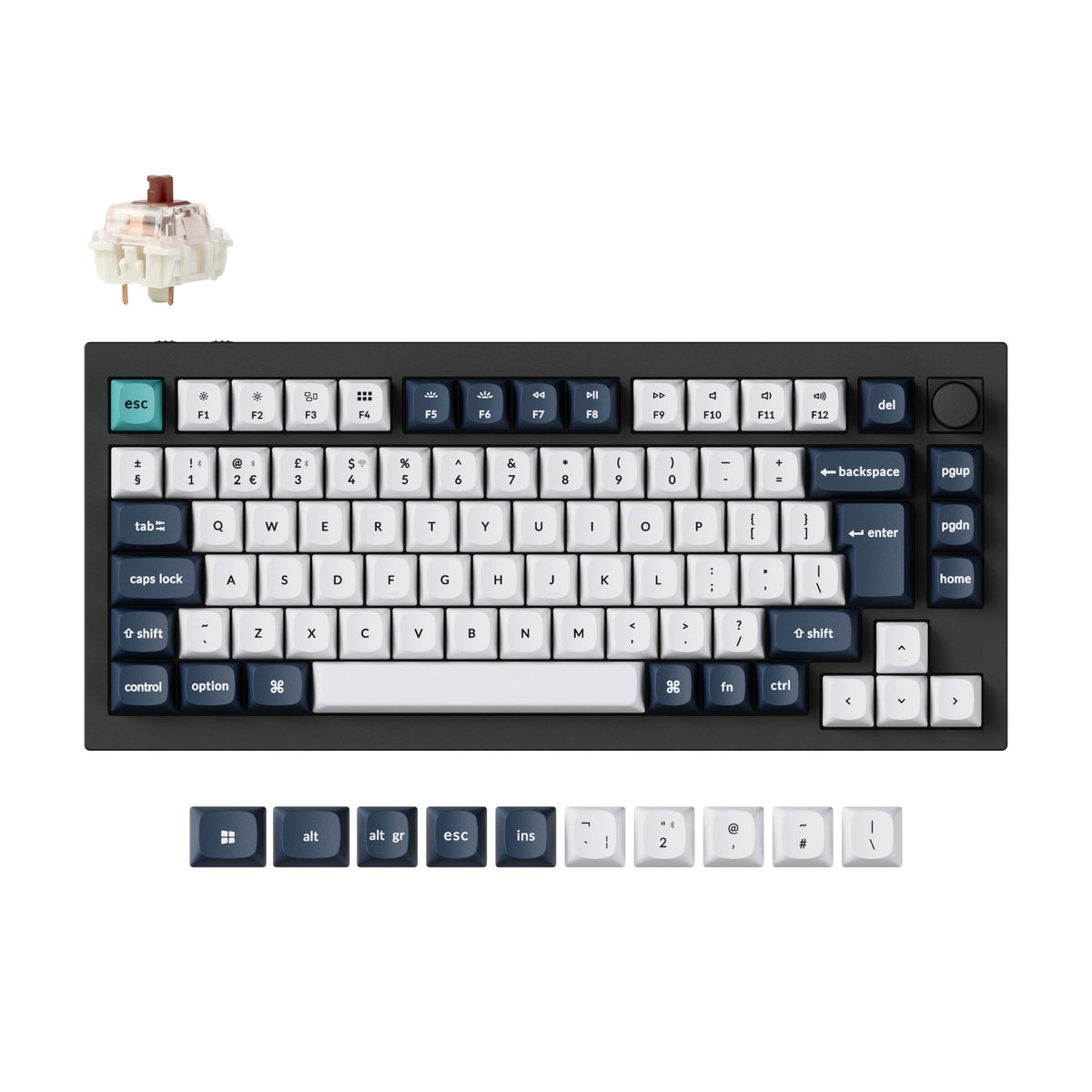 Keychron Q1 Max QMK/VIA Wireless Custom Mechanical Keyboard ISO Layout Collection - image 5