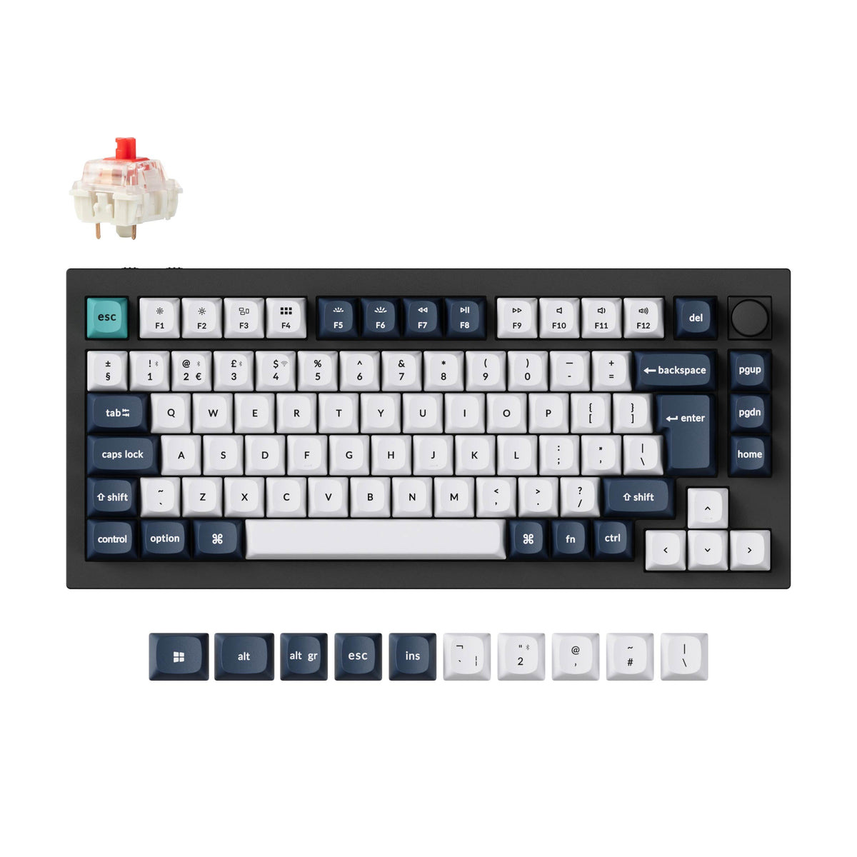 Keychron Q1 Max QMK/VIA Wireless Custom Mechanical Keyboard ISO Layout Collection - image 4