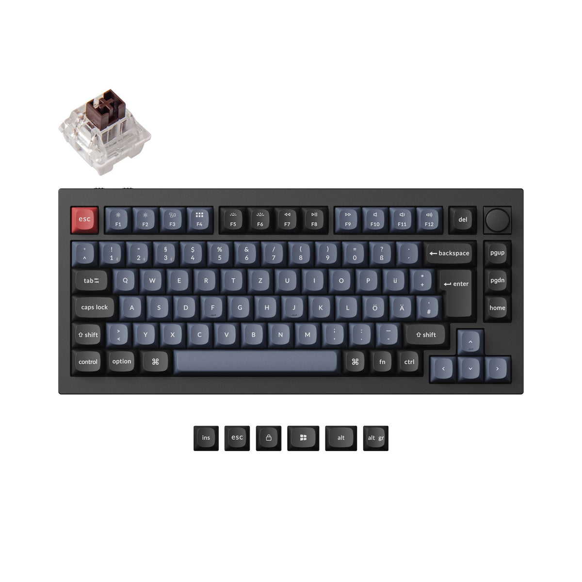 Keychron Q1 Pro QMK/VIA Wireless Custom Mechanical Keyboard ISO Layout Collection - image 3