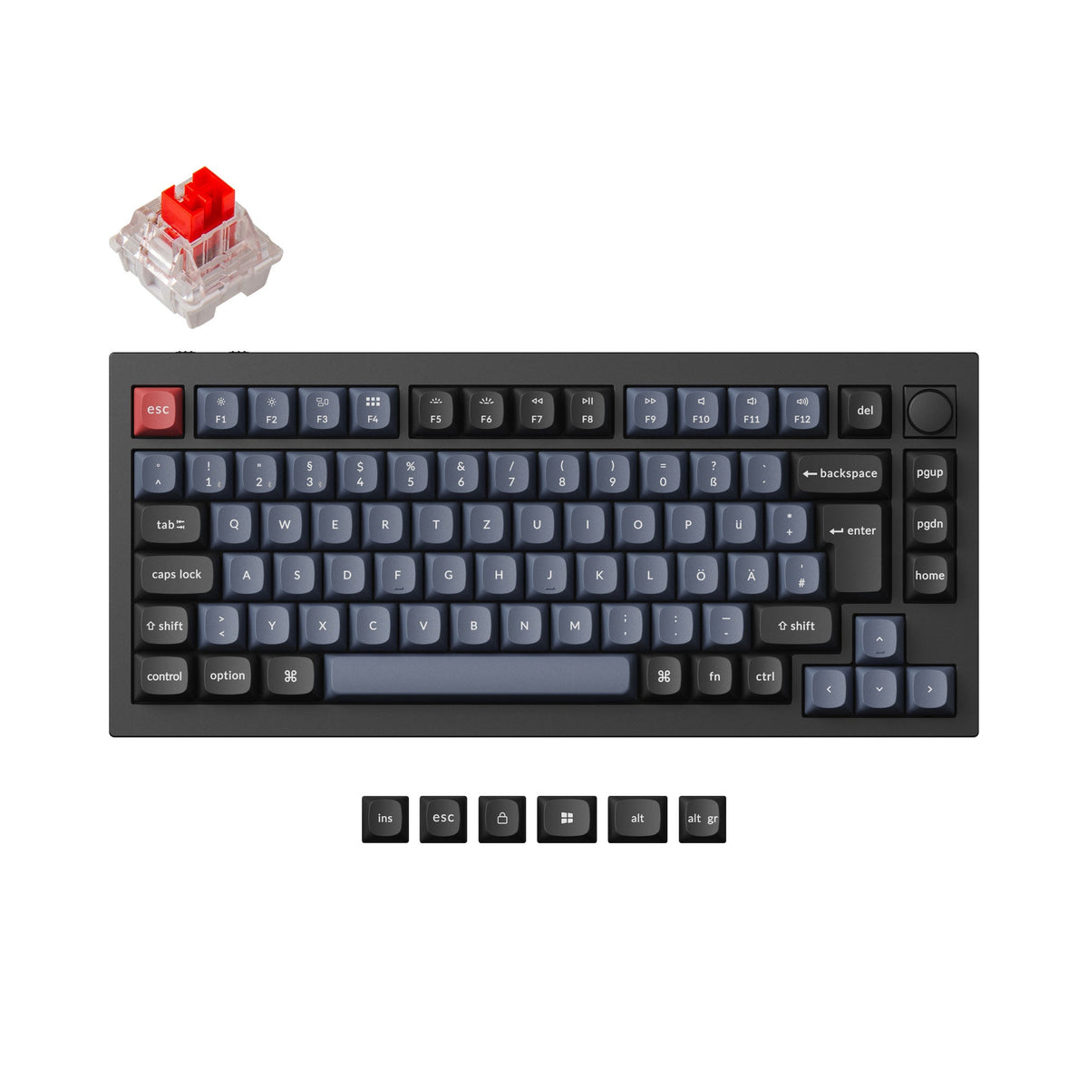 Keychron Q1 Pro QMK/VIA Wireless Custom Mechanical Keyboard ISO Layout Collection - image 2