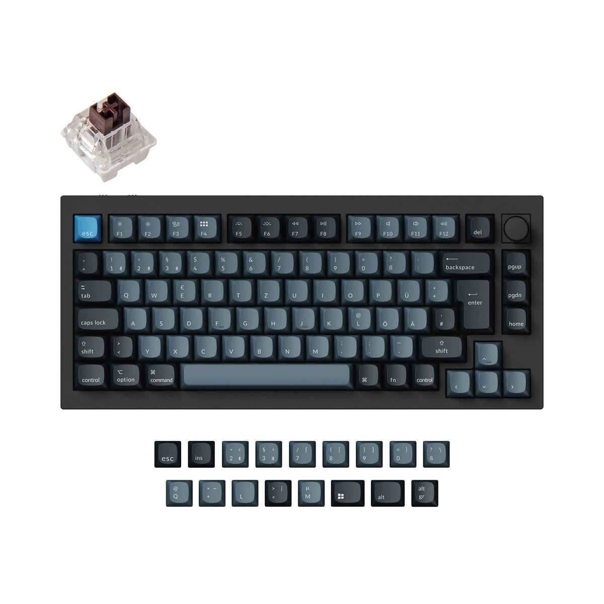 Keychron Q1 Pro QMK/VIA Wireless Custom Mechanical Keyboard ISO Layout Collection - image 5