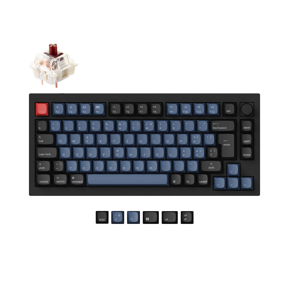 Keychron Q1 QMK Custom Mechanical Keyboard ISO Layout Collection - image 4