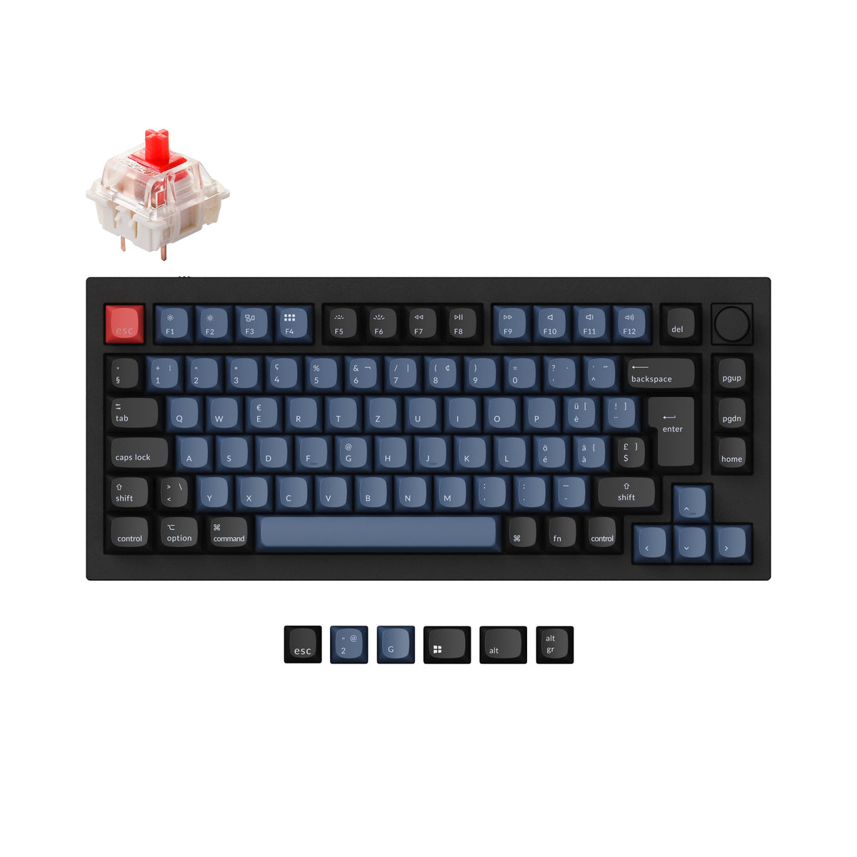Keychron Q1 QMK Custom Mechanical Keyboard ISO Layout Collection - image 3