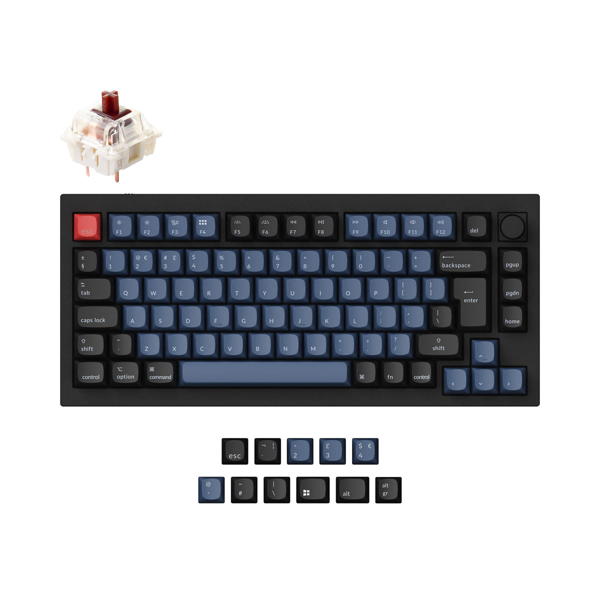 Keychron Q1 QMK Custom Mechanical Keyboard ISO Layout Collection - image 2
