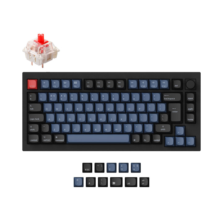 Keychron Q1 QMK Custom Mechanical Keyboard ISO Layout Collection - image 1