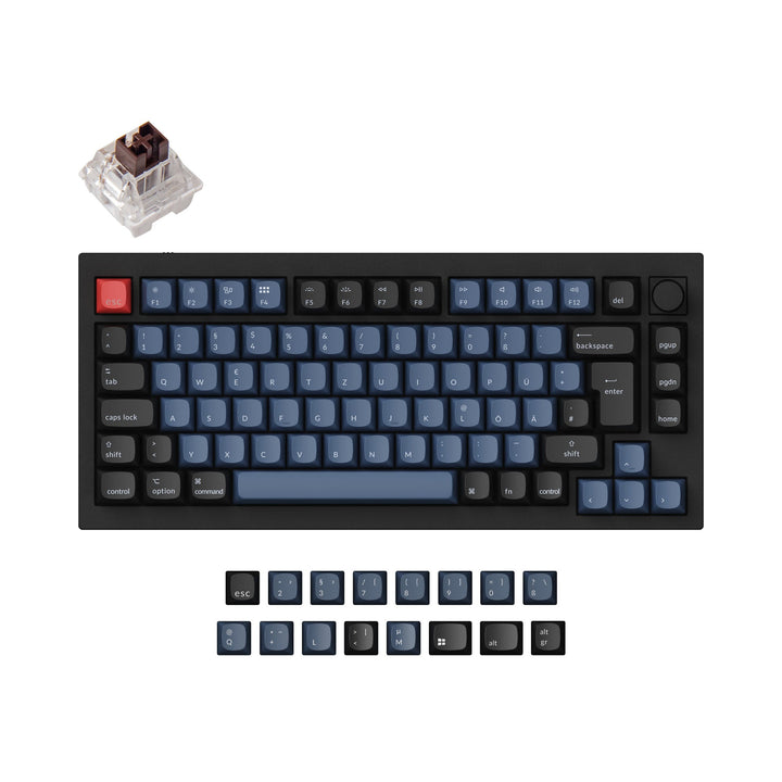 Keychron Q1 QMK Custom Mechanical Keyboard ISO Layout Collection - Version 1 - image 1