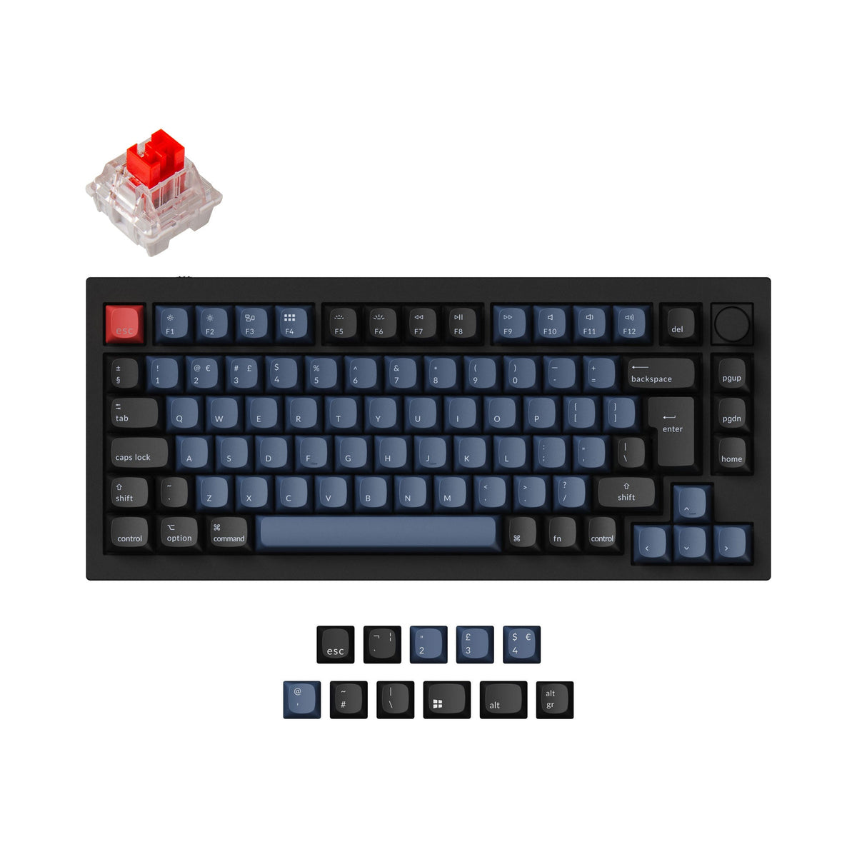 Keychron Q1 QMK Custom Mechanical Keyboard ISO Layout Collection - Version 1 - image 2