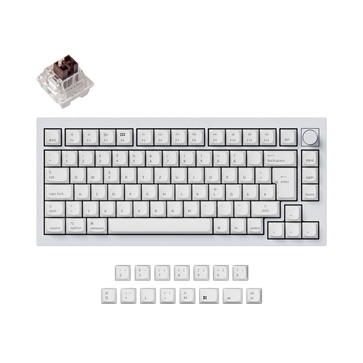 Keychron Q1 QMK Custom Mechanical Keyboard ISO Layout Collection - Version 1 - image 5