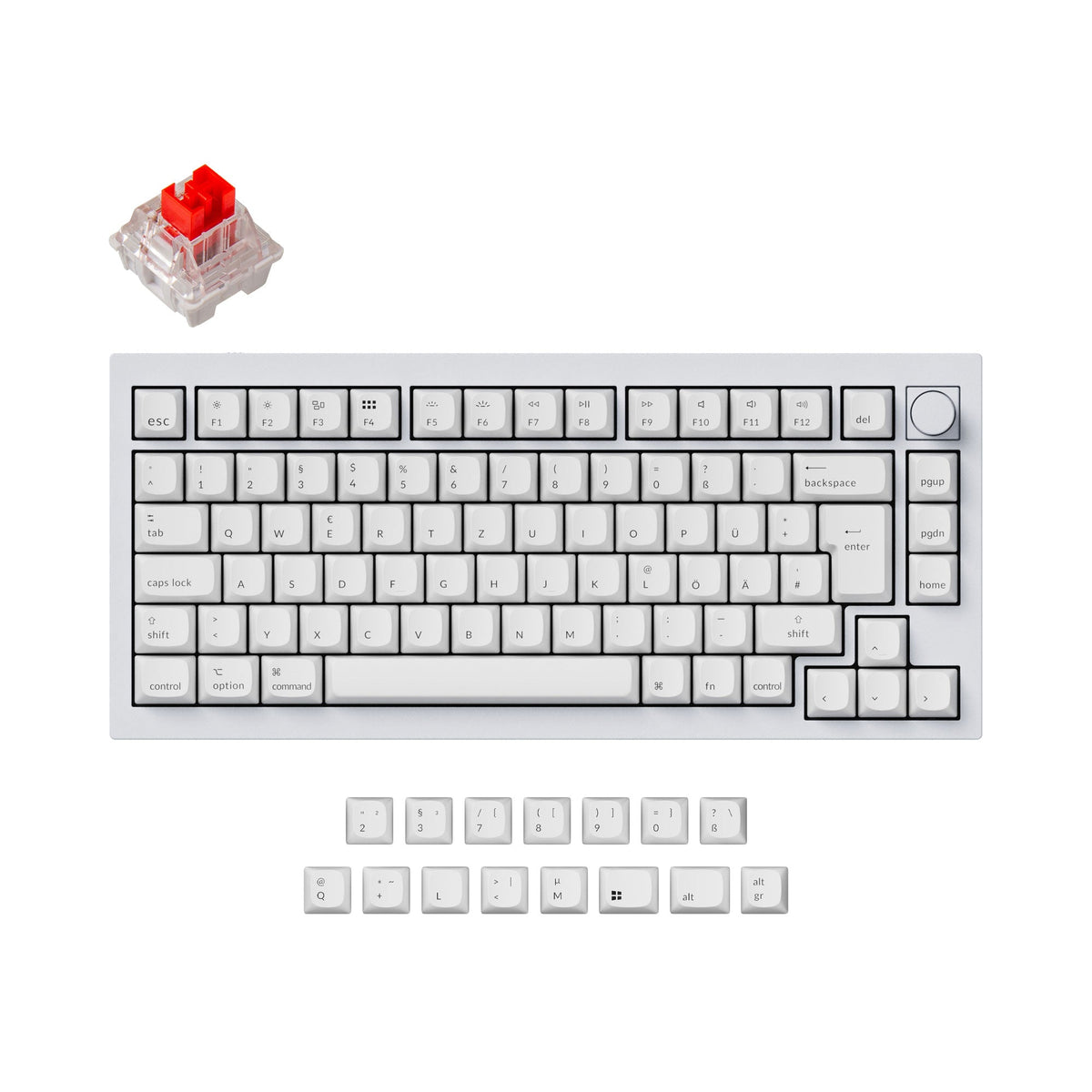 Keychron Q1 QMK Custom Mechanical Keyboard ISO Layout Collection - Version 1 - image 4