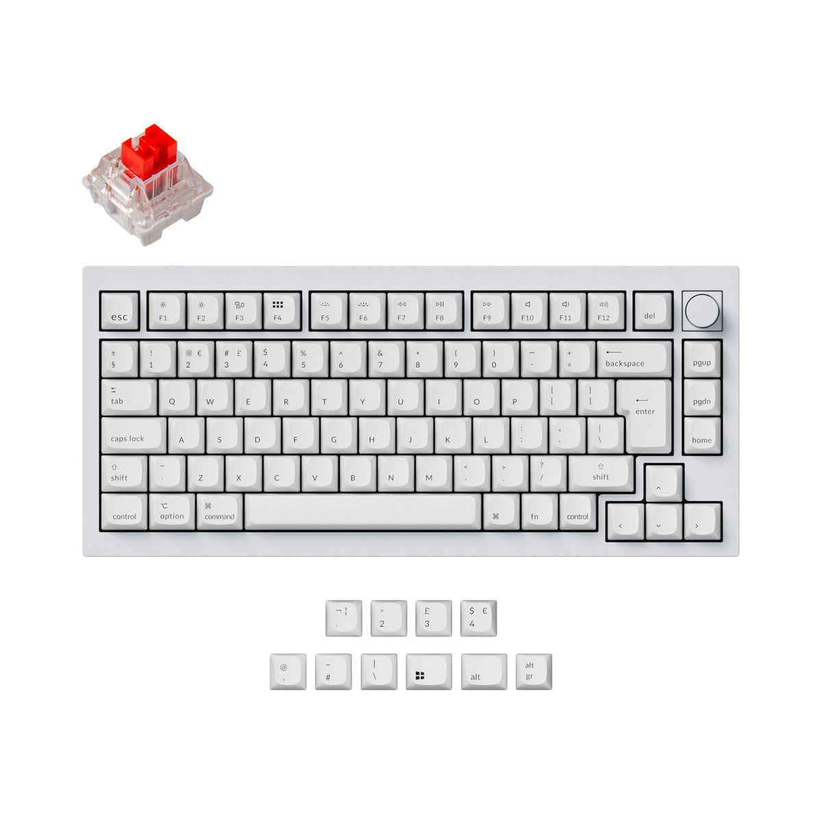 Keychron Q1 QMK Custom Mechanical Keyboard ISO Layout Collection - Version 1 - image 6