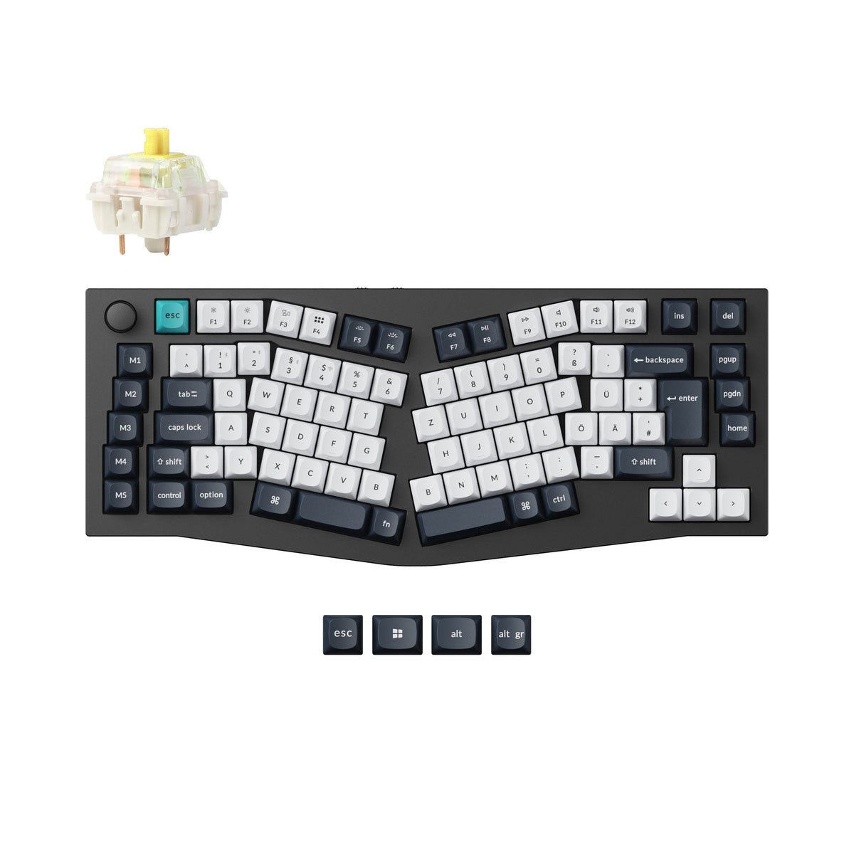 Keychron Q10 Max (Alice Layout) QMK Custom Mechanical Keyboard ISO Layout Collection - image 3
