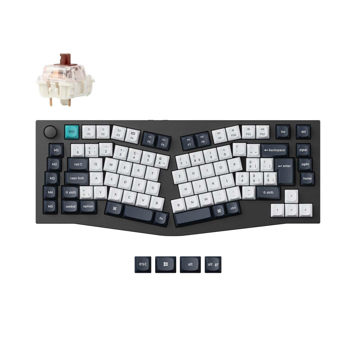 Keychron Q10 Max (Alice Layout) QMK Custom Mechanical Keyboard ISO Layout Collection - image 6