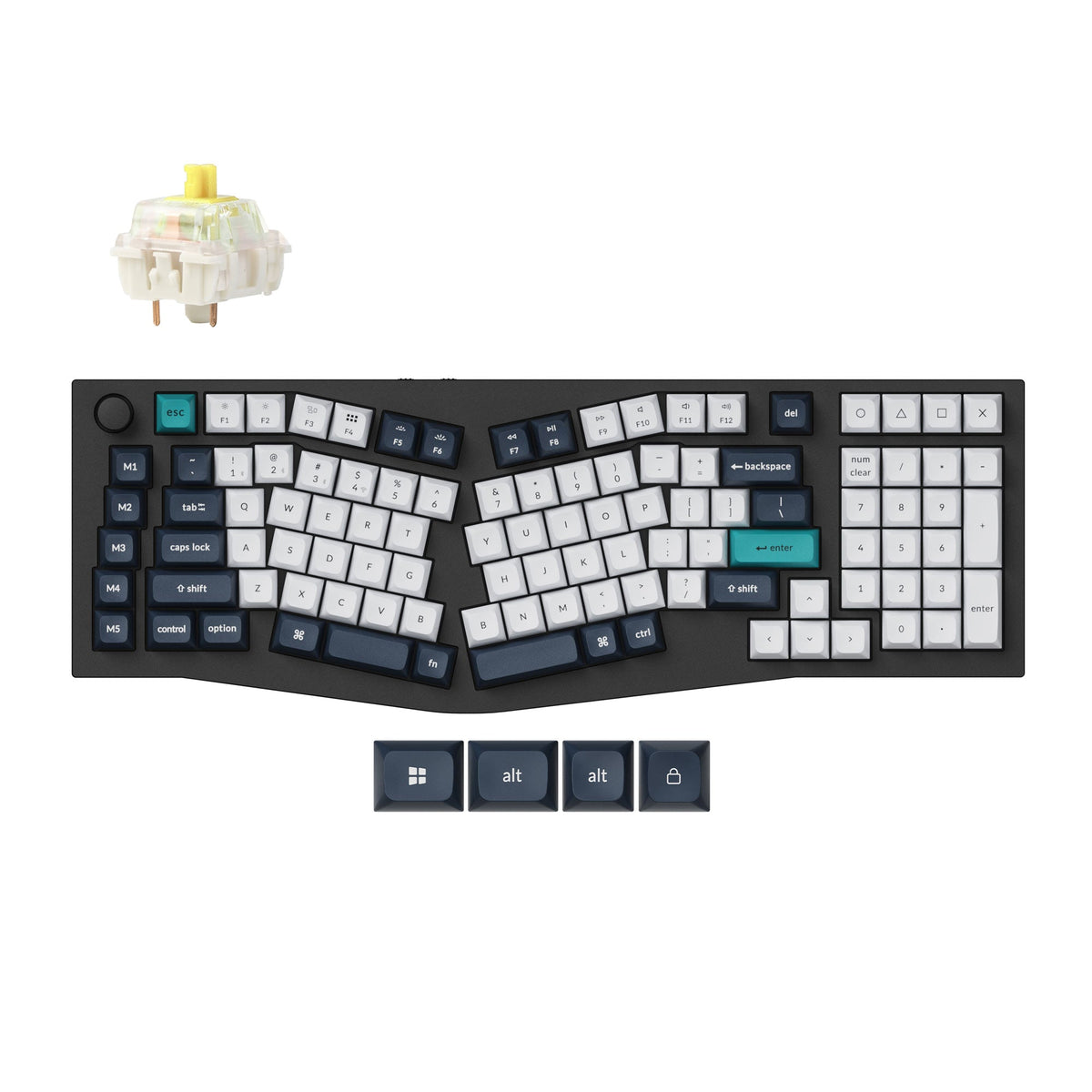 Keychron Q13 Max (Alice Layout) QMK Wireless Custom Mechanical Keyboard - image 2