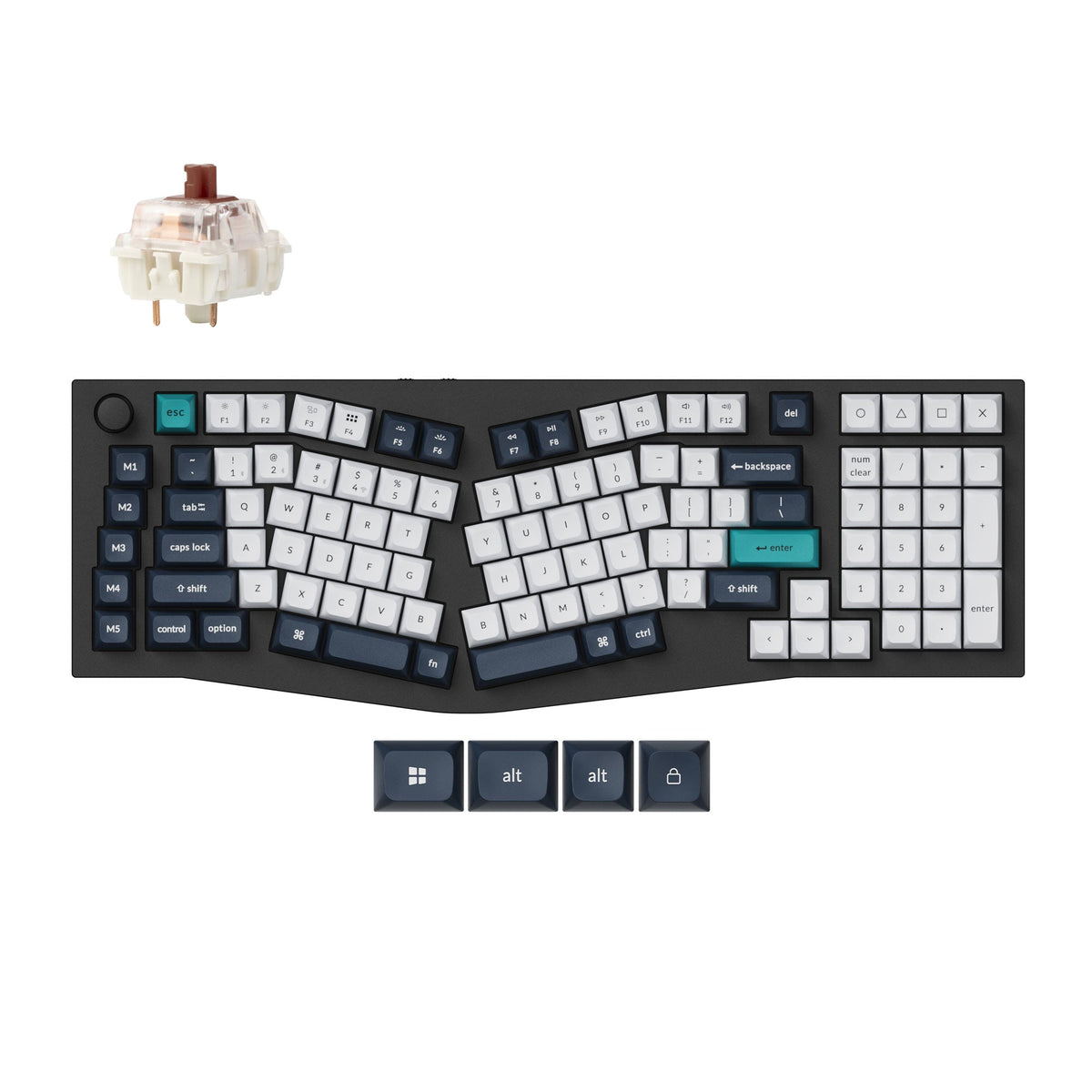 Keychron Q13 Max (Alice Layout) QMK Wireless Custom Mechanical Keyboard - image 3