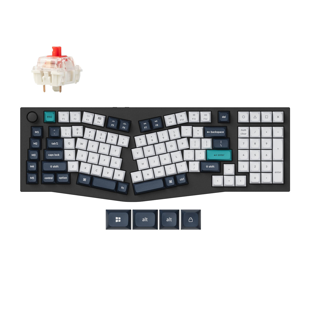 Keychron Q13 Max (Alice Layout) QMK Wireless Custom Mechanical Keyboard - image 1