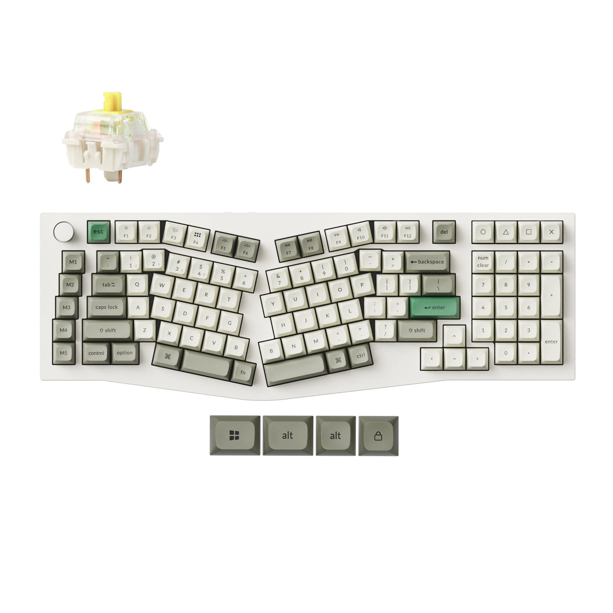 Keychron Q13 Max (Alice Layout) QMK Wireless Custom Mechanical Keyboard - image 4