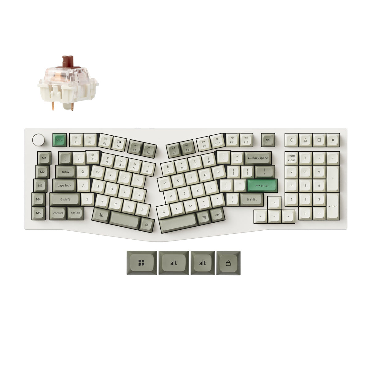 Keychron Q13 Max (Alice Layout) QMK Wireless Custom Mechanical Keyboard - image 5