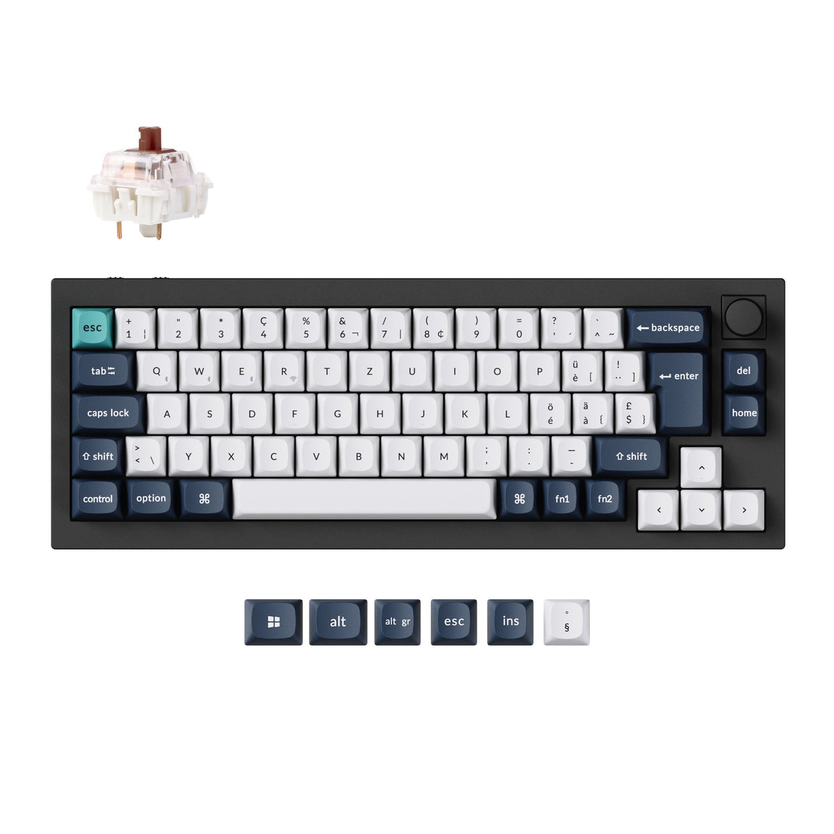 Keychron Q2 Max QMK/VIA Wireless Custom Mechanical Keyboard ISO Layout Collection - image 5