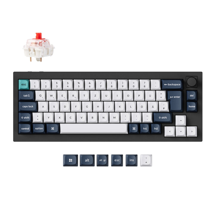 Keychron Q2 Max QMK/VIA Wireless Custom Mechanical Keyboard ISO Layout Collection - image 1
