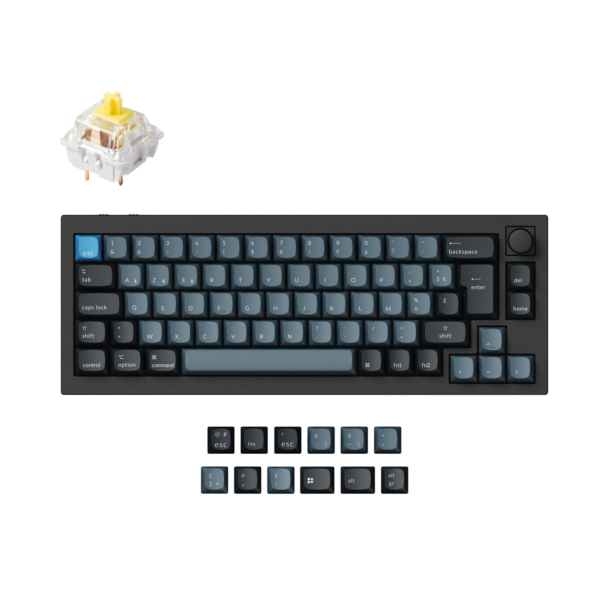 Keychron Q2 Pro QMK/VIA Wireless Custom Mechanical Keyboard ISO Layout Collection - image 3