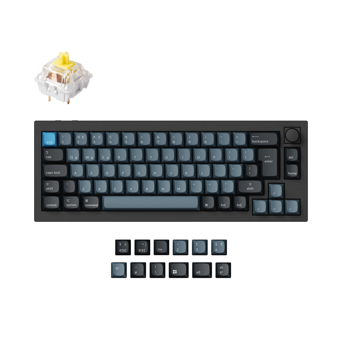 Keychron Q2 Pro QMK/VIA Wireless Custom Mechanical Keyboard ISO Layout Collection - image 2