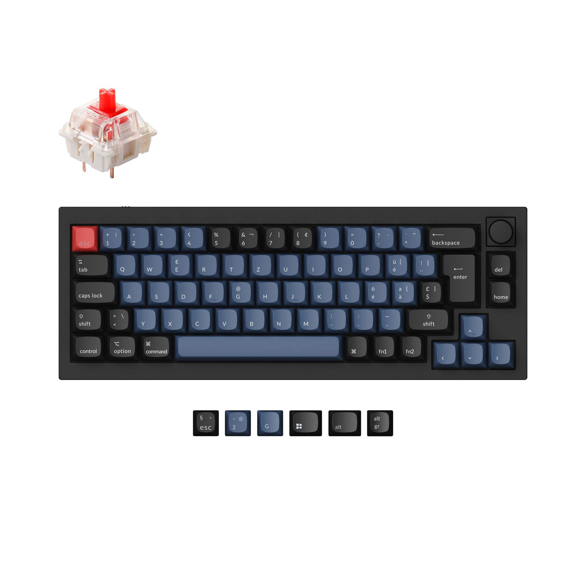 Keychron Q2 QMK Custom Mechanical Keyboard ISO Layout Collection - image 6