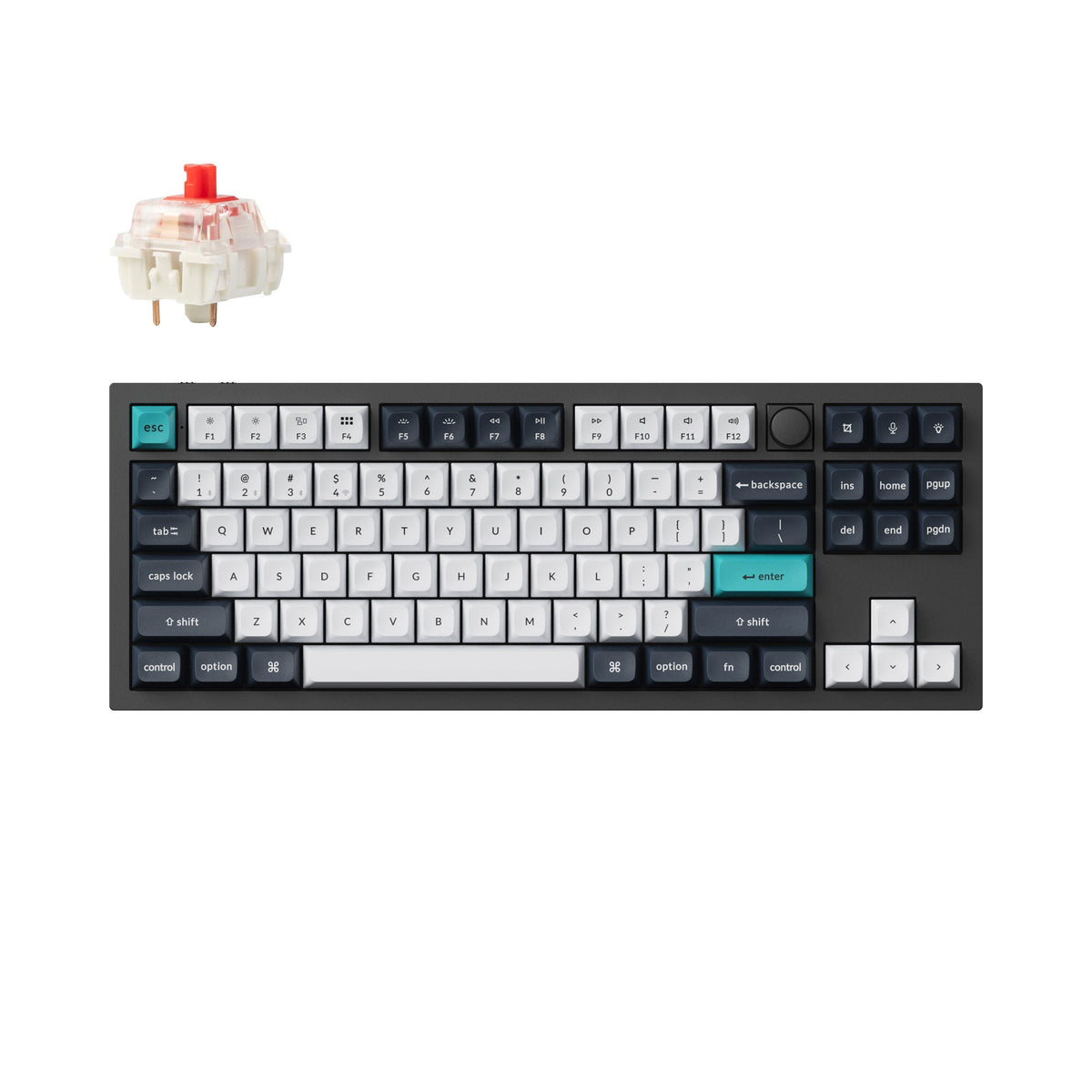 Keychron Q3 Max QMK/VIA Wireless Custom Mechanical Keyboard - image 1