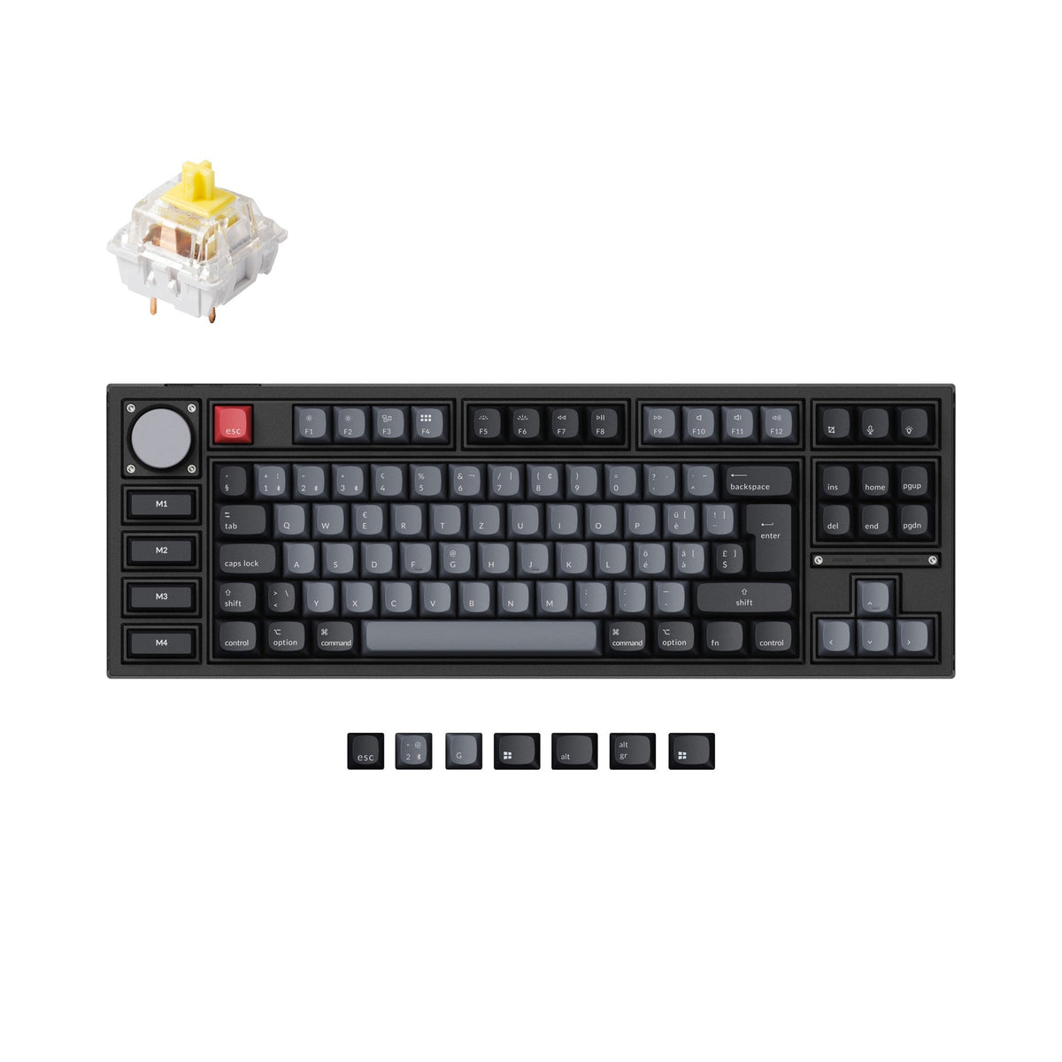 Keychron Q3 Pro QMK/VIA Wireless Custom Mechanical Keyboard ISO Layout Collection - image 2