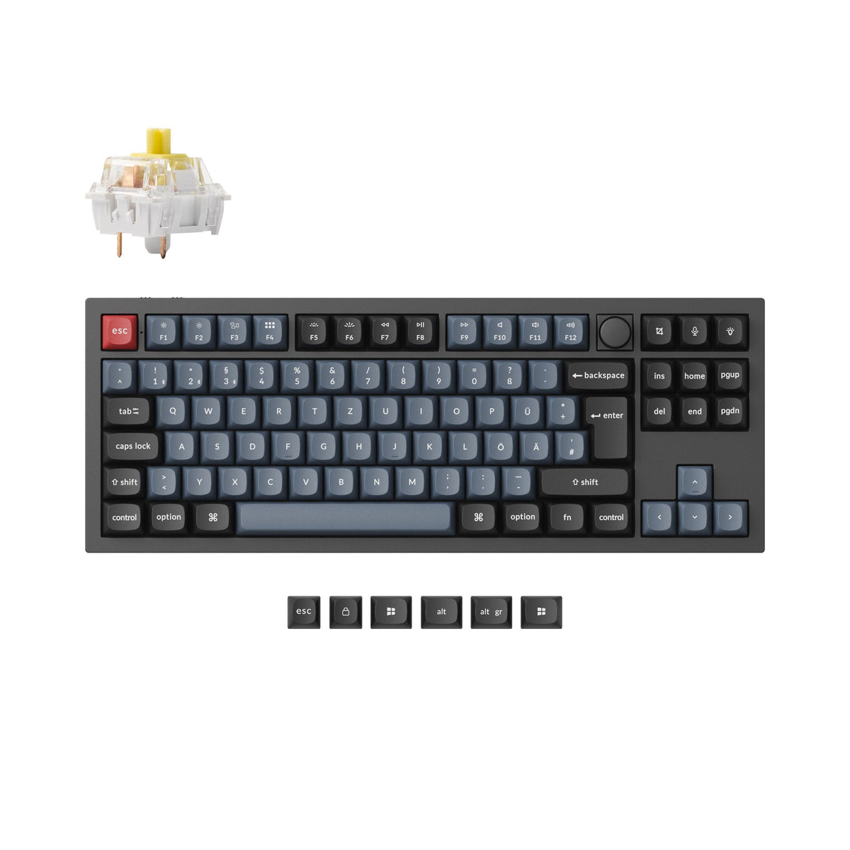 Keychron Q3 Pro QMK/VIA Wireless Custom Mechanical Keyboard ISO Layout Collection - image 4