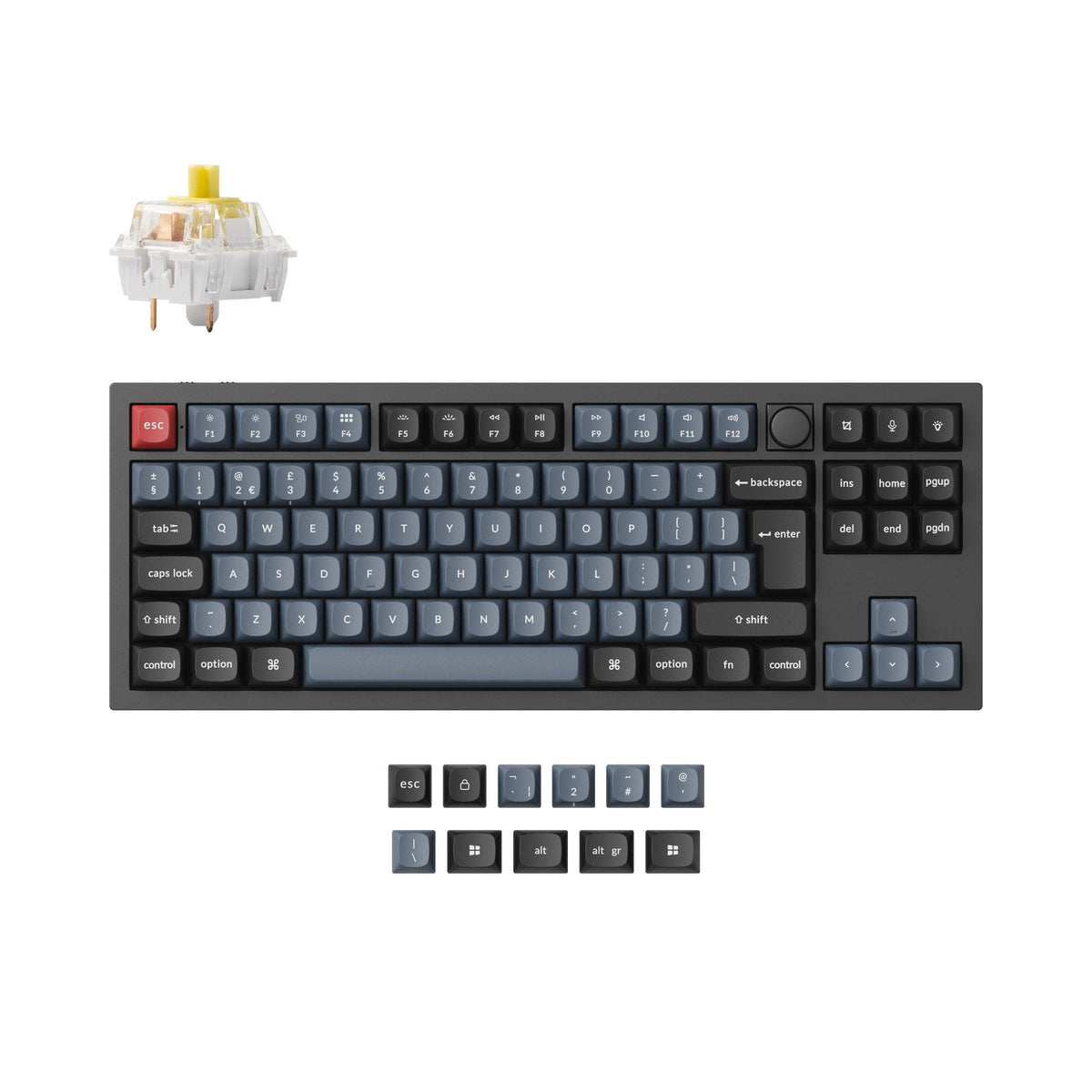 Keychron Q3 Pro QMK/VIA Wireless Custom Mechanical Keyboard ISO Layout Collection - image 6
