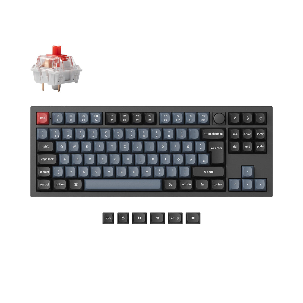Keychron Q3 Pro QMK/VIA Wireless Custom Mechanical Keyboard ISO Layout Collection - image 3