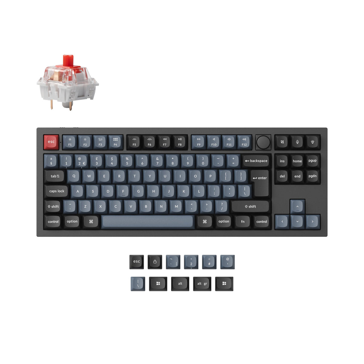 Keychron Q3 Pro QMK/VIA Wireless Custom Mechanical Keyboard ISO Layout Collection - image 5