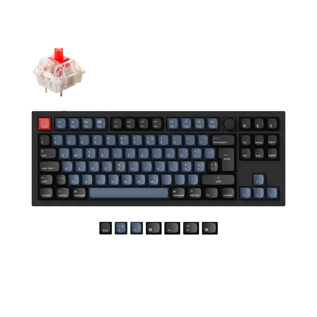 Keychron Q3 QMK Custom Mechanical Keyboard ISO Layout Collection - image 1